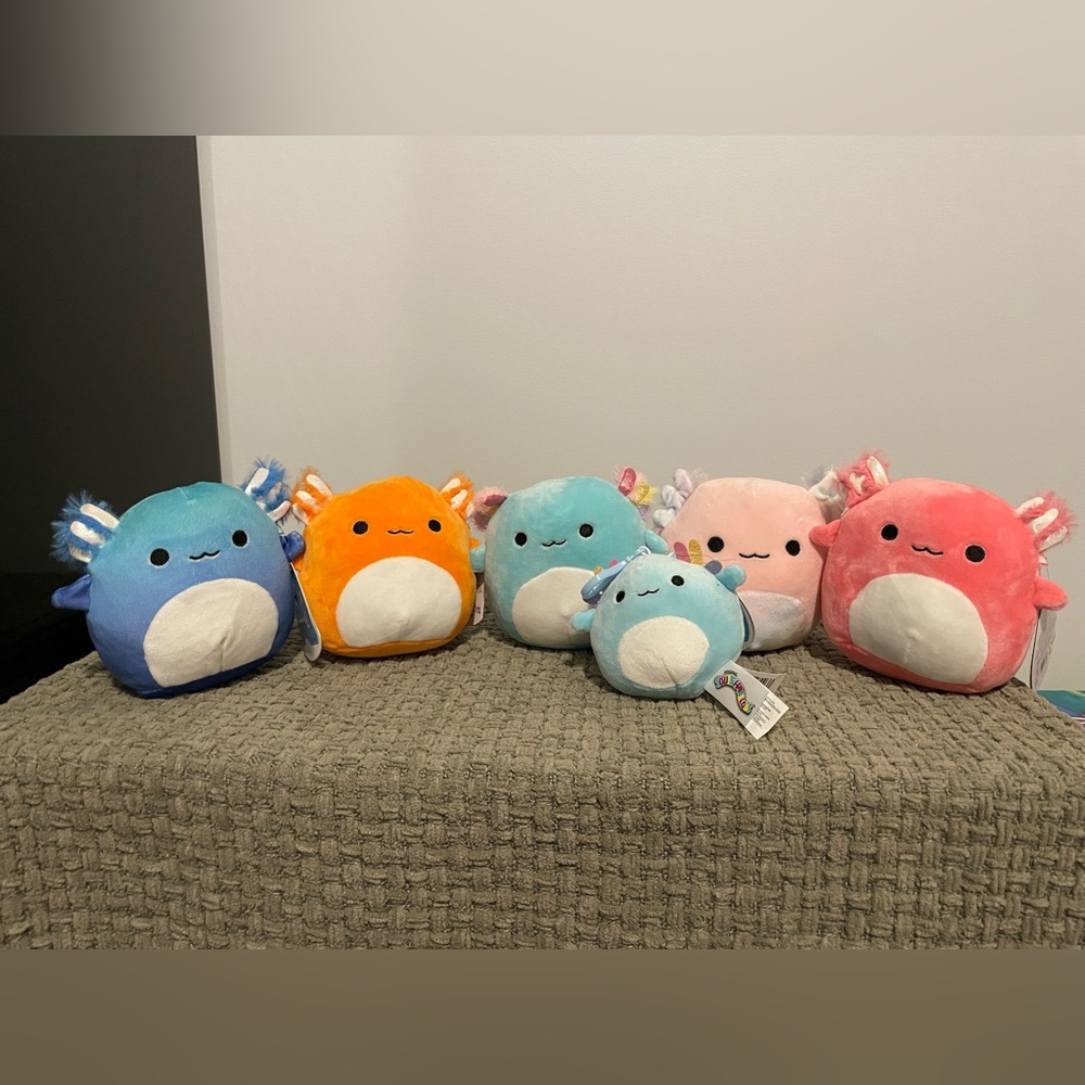 5” Axolotl Squishmallow Bundle